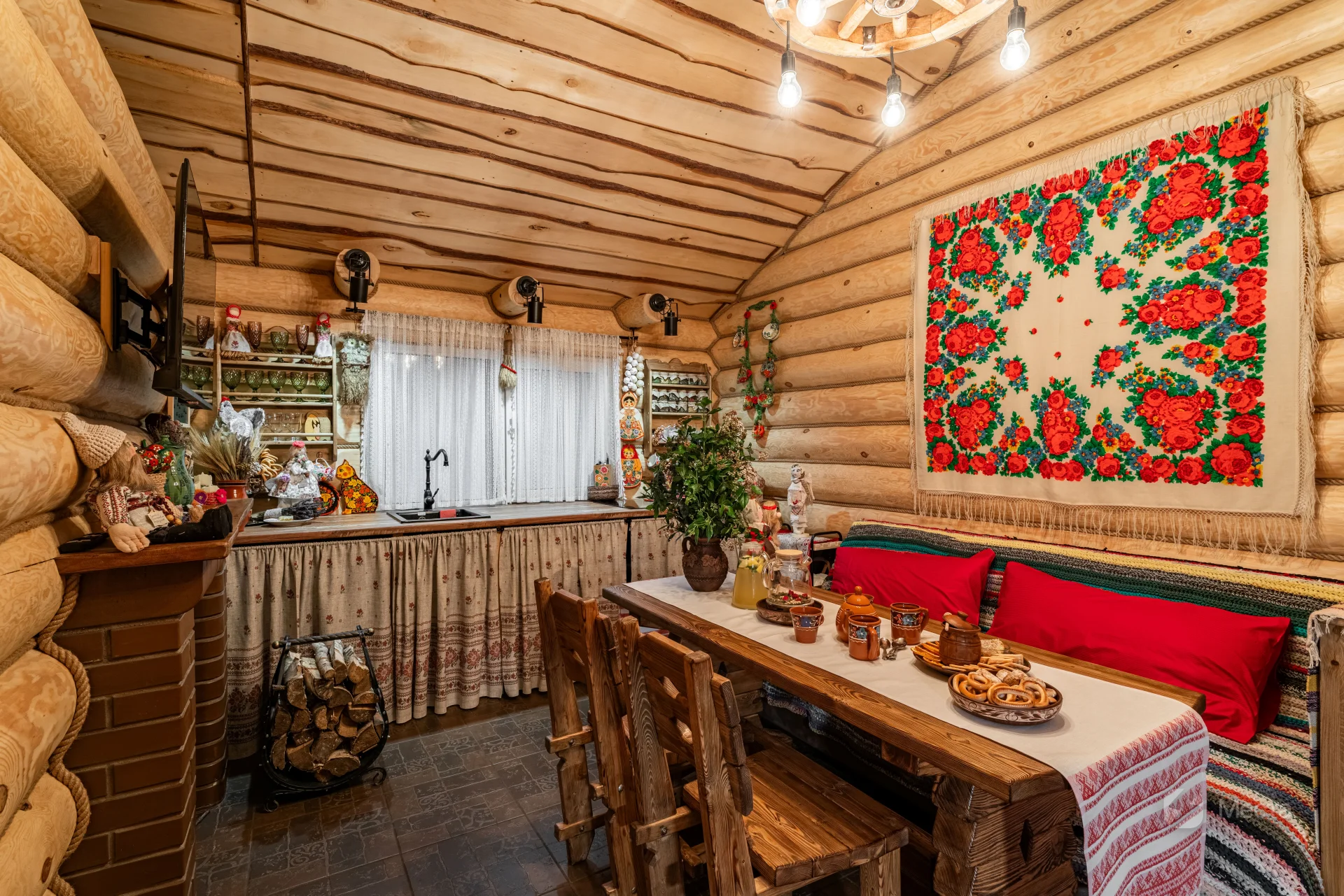 Русская баня на дровах