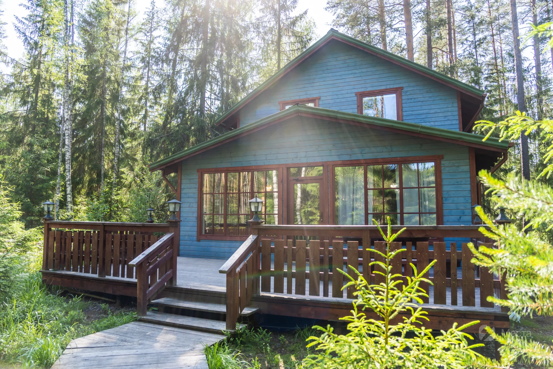 Премиум Коттедж Норвежский Фьорд с сауной