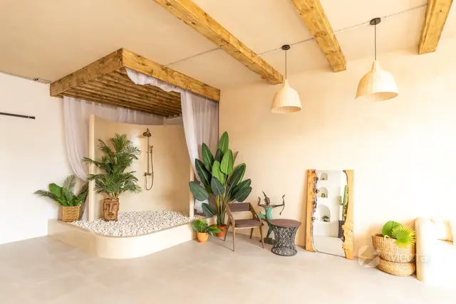 Зал "Бали" с душем и гамаком для йоги