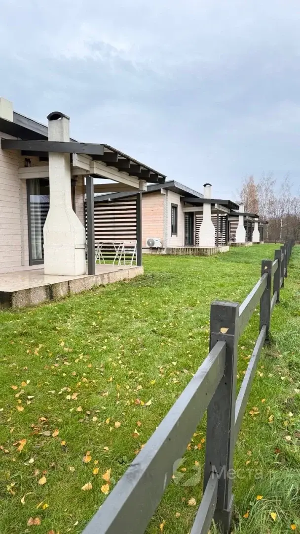 Гостевой дом с крытой терасой и печью барбекю