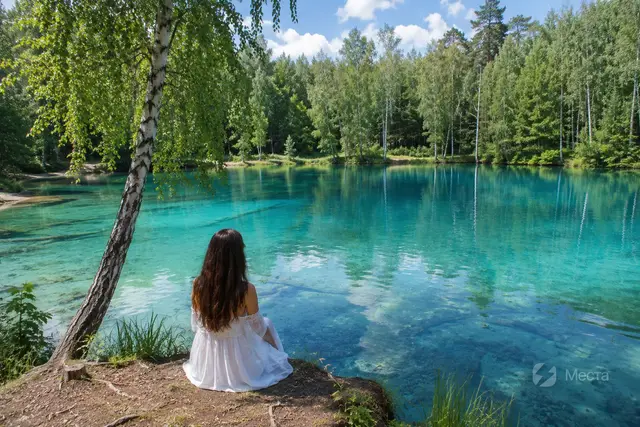 Голубые озёра под Луховицами — место для фотосессии у воды в Подмосковье